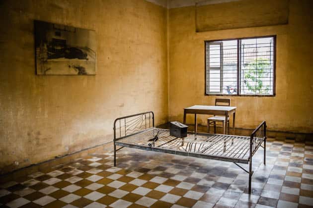 Cell Tuol Sleng Genocide Museum Cambodia Photos