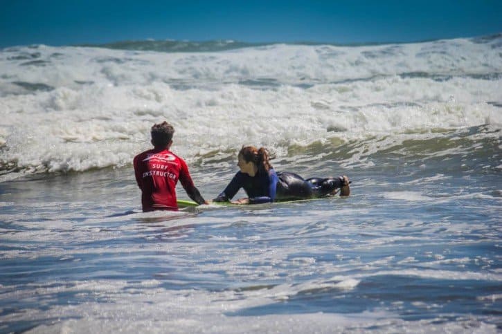 Learning How to Time Waves Piha Beach New Zealand