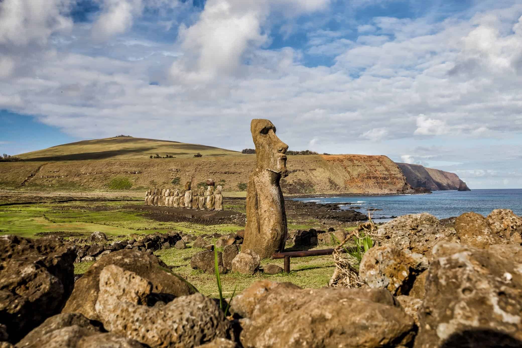 Easter Island Heads - Lina Stock