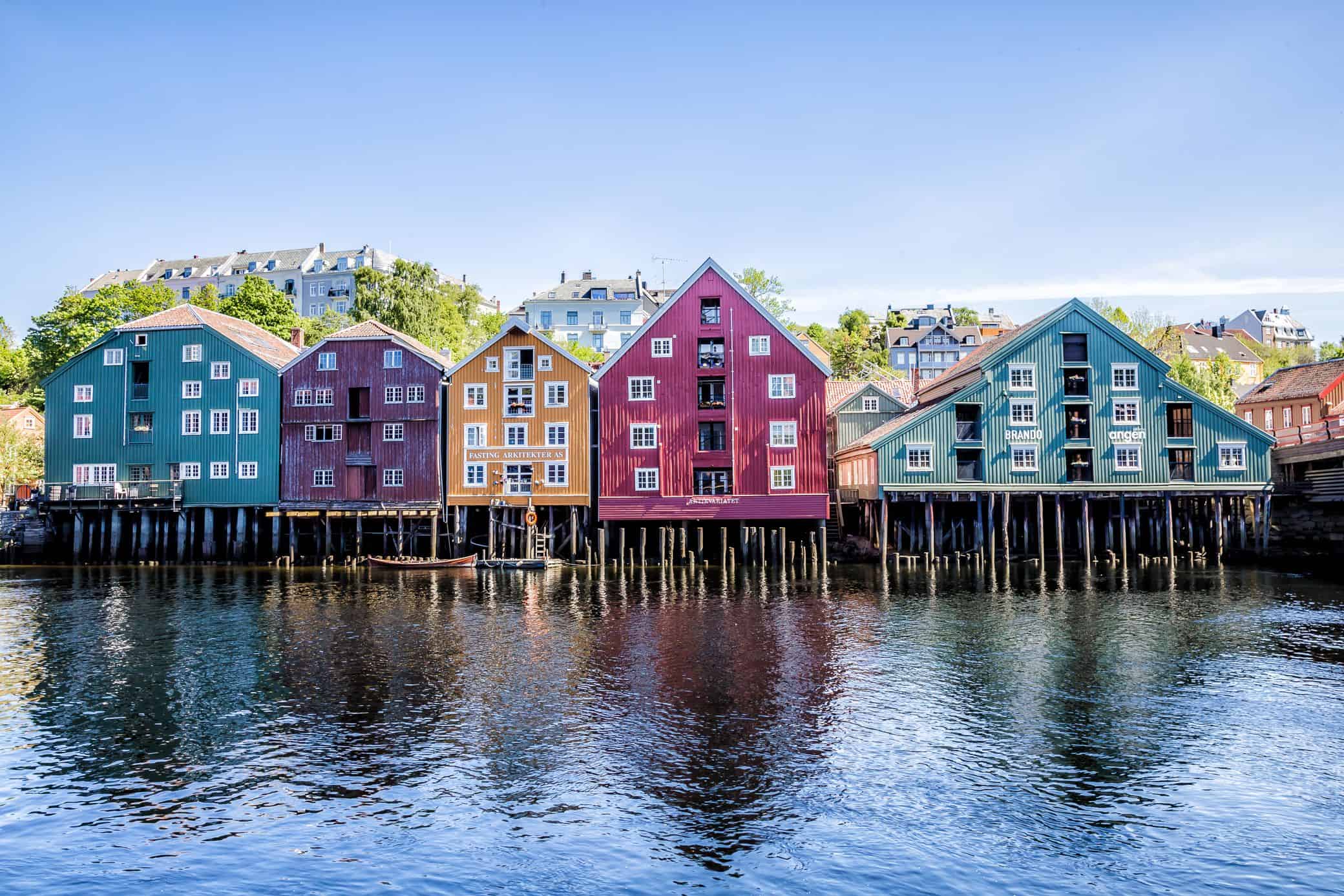 Trondheim Norway - Hanseatic Houses - Lina Stock