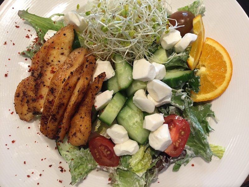 chicken salad at Zerelda's Bistro in Juneau, Alaska