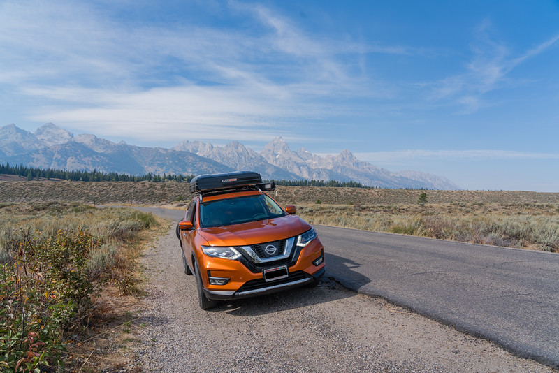 Nissan Rogue in Teton National Park