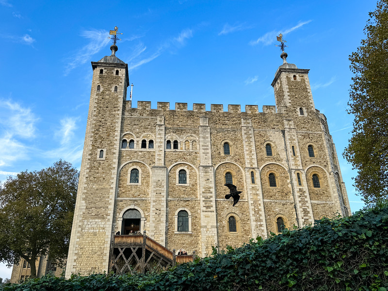 The White Castle at the Tower of London in England