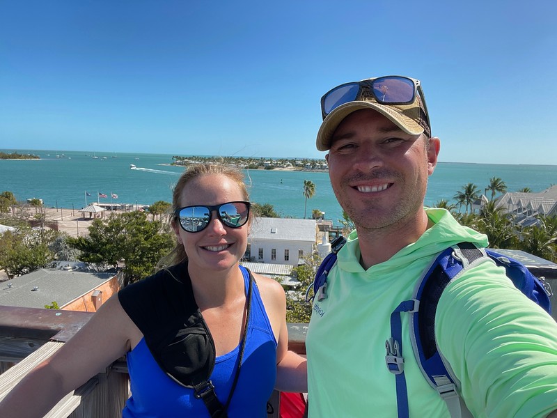 Lina and David Stock in Key West, Florida